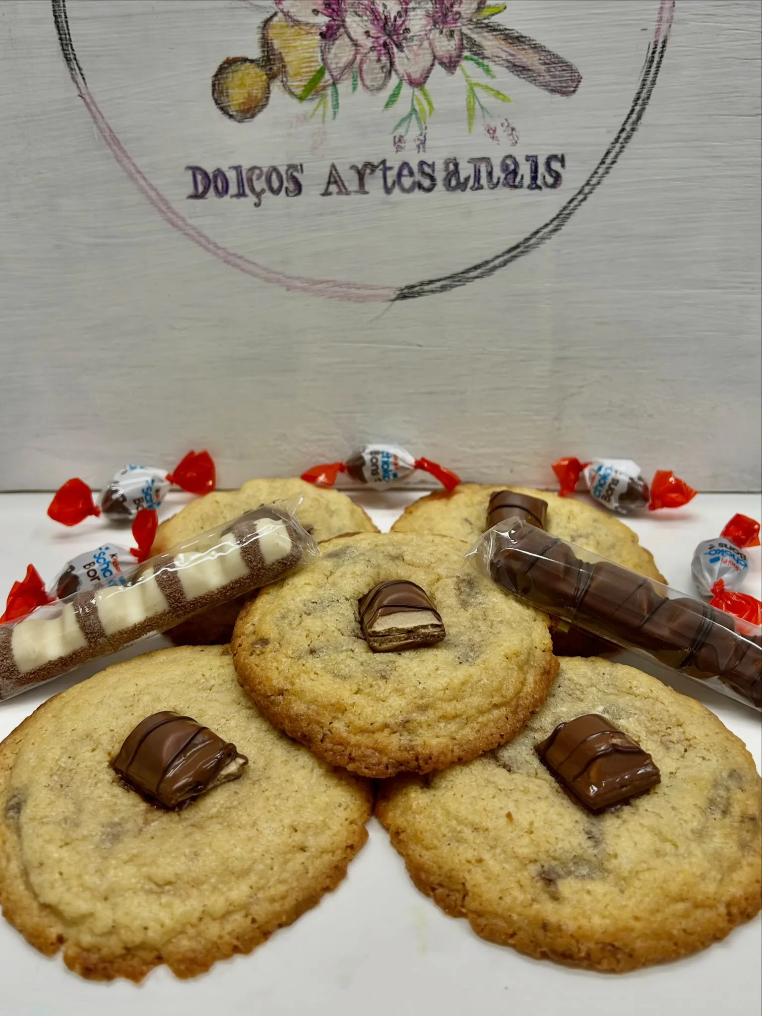 Cookie kinder i schoko-bons