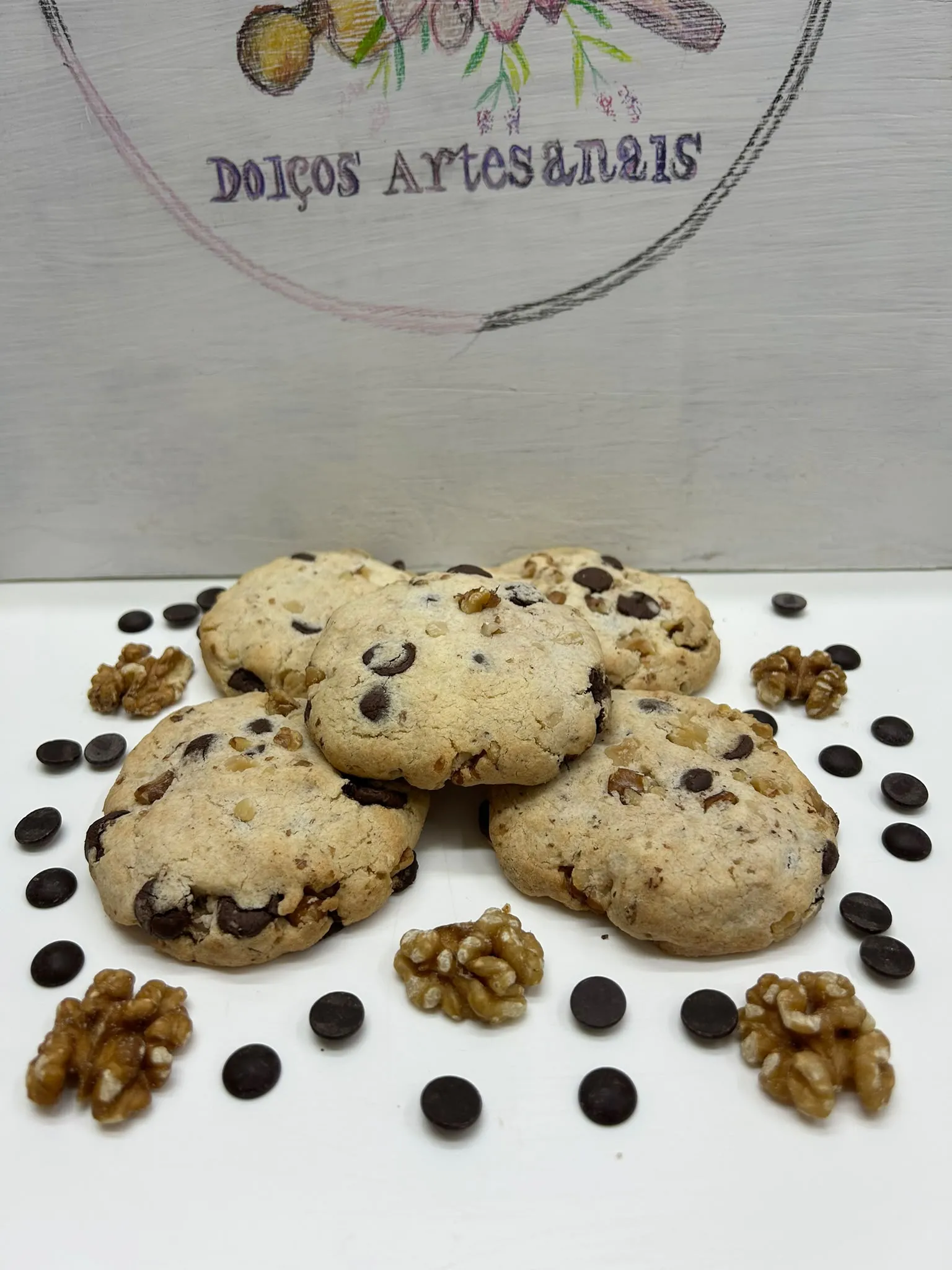 Cookie de xocolata i nous