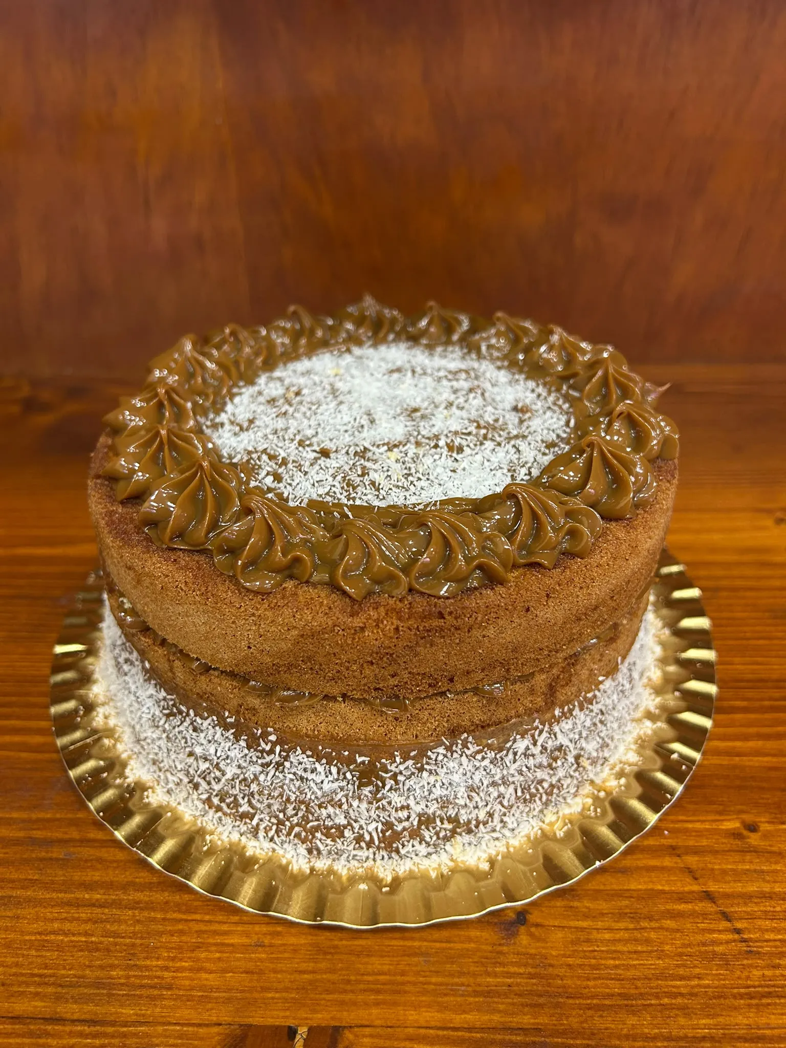 Pastís de dolç de llet i coco